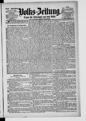 Volks-Zeitung vom 01.05.1886