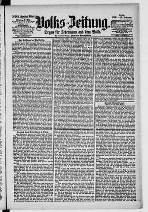 Volks-Zeitung vom 02.05.1886