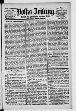 Volks-Zeitung vom 04.05.1886