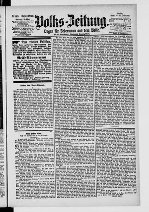 Volks-Zeitung on May 9, 1886