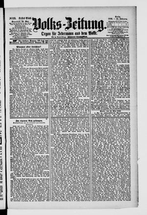 Volks-Zeitung vom 22.05.1886