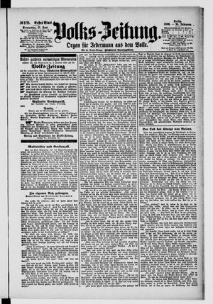 Volks-Zeitung vom 17.06.1886