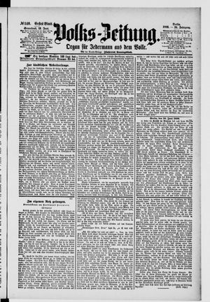 Volks-Zeitung vom 19.06.1886