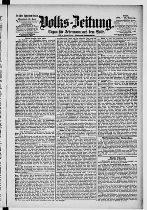 Volks-Zeitung vom 19.06.1886