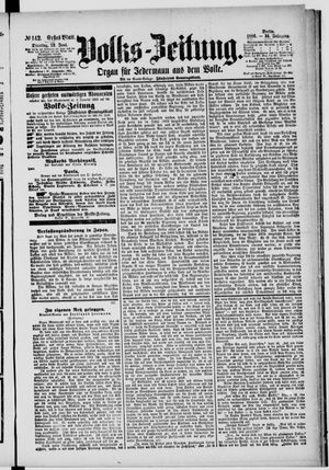 Volks-Zeitung vom 22.06.1886