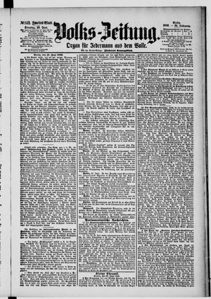 Volks-Zeitung vom 22.06.1886