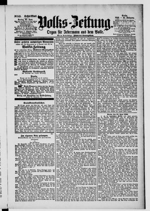 Volks-Zeitung on Jun 25, 1886