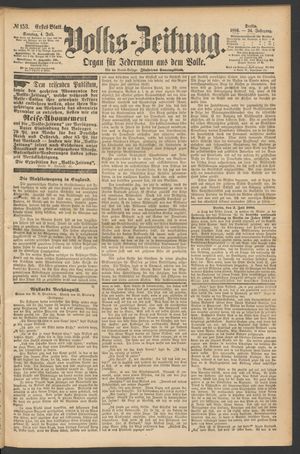 Volks-Zeitung on Jul 4, 1886