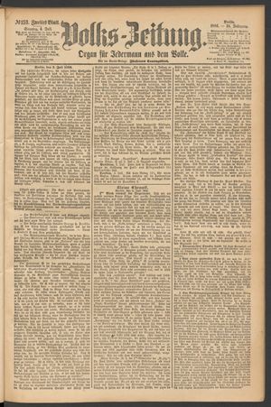 Volks-Zeitung on Jul 4, 1886