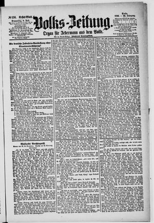 Volks-Zeitung vom 08.07.1886