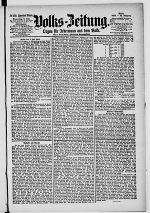 Volks-Zeitung vom 08.07.1886