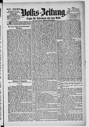 Volks-Zeitung vom 10.07.1886