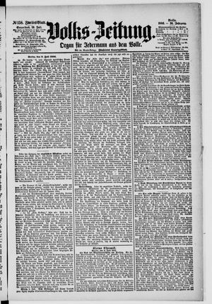 Volks-Zeitung vom 10.07.1886