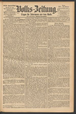Volks-Zeitung vom 11.07.1886