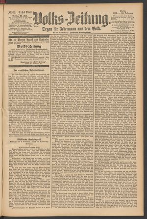 Volks-Zeitung vom 23.07.1886