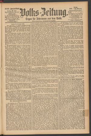 Volks-Zeitung vom 23.07.1886