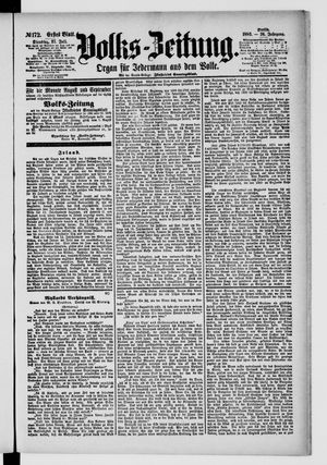 Volks-Zeitung vom 27.07.1886