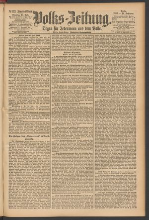 Volks-Zeitung vom 27.07.1886