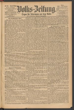 Volks-Zeitung vom 06.08.1886