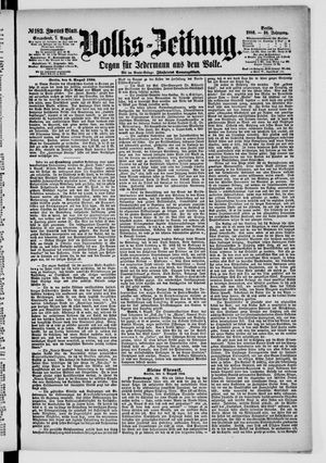 Volks-Zeitung vom 07.08.1886