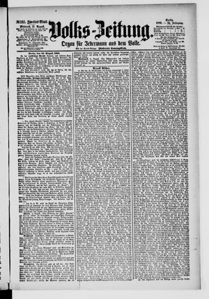 Volks-Zeitung vom 11.08.1886