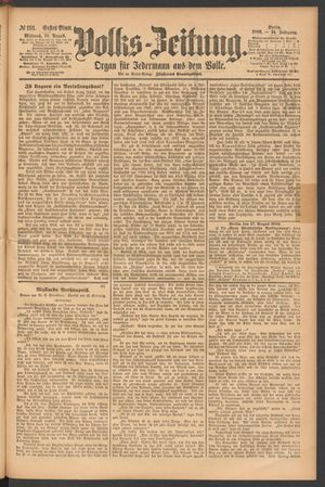 Volks-Zeitung vom 18.08.1886