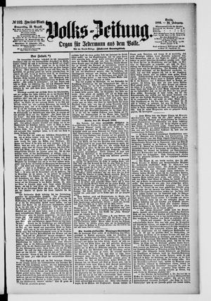 Volks-Zeitung vom 19.08.1886