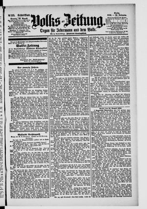 Volks-Zeitung vom 22.08.1886