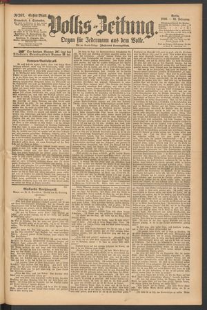 Volks-Zeitung vom 04.09.1886