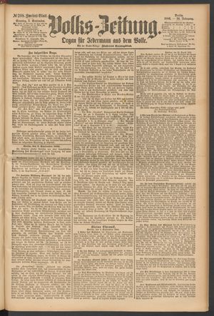 Volks-Zeitung on Sep 5, 1886