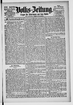 Volks-Zeitung vom 18.09.1886