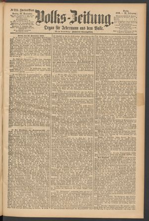 Volks-Zeitung vom 24.09.1886