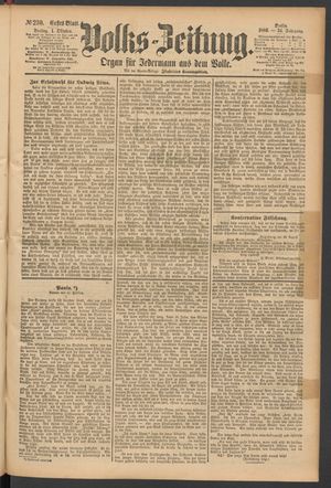 Volks-Zeitung vom 01.10.1886