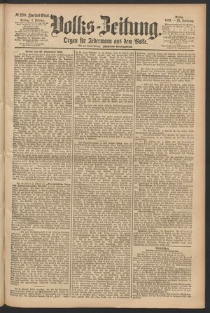 Volks-Zeitung vom 01.10.1886