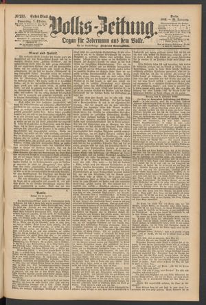 Volks-Zeitung vom 07.10.1886