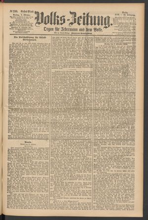Volks-Zeitung vom 08.10.1886