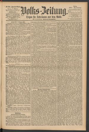 Volks-Zeitung vom 08.10.1886