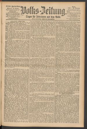 Volks-Zeitung vom 13.10.1886