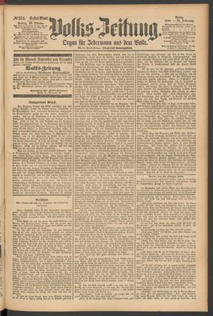 Volks-Zeitung vom 29.10.1886