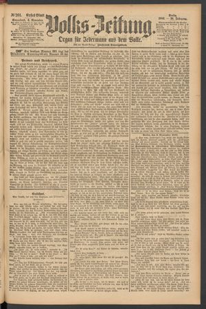 Volks-Zeitung vom 06.11.1886