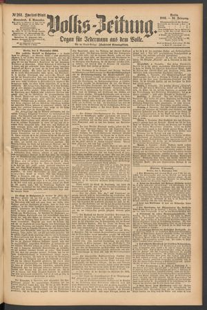 Volks-Zeitung vom 06.11.1886
