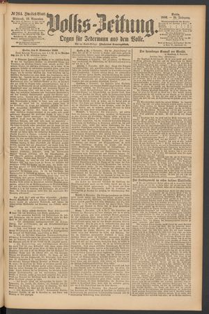 Volks-Zeitung vom 10.11.1886