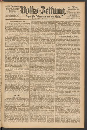 Volks-Zeitung on Nov 11, 1886