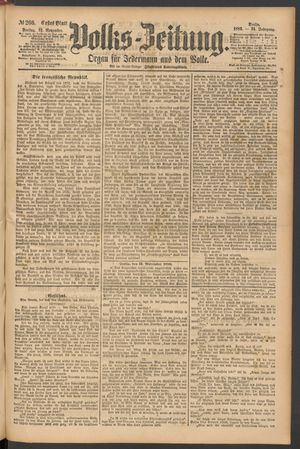Volks-Zeitung on Nov 12, 1886