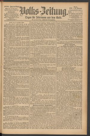Volks-Zeitung vom 08.12.1886