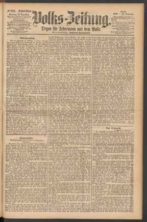 Volks-Zeitung vom 12.12.1886