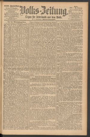 Volks-Zeitung vom 17.12.1886