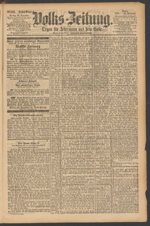 Volks-Zeitung vom 24.12.1886