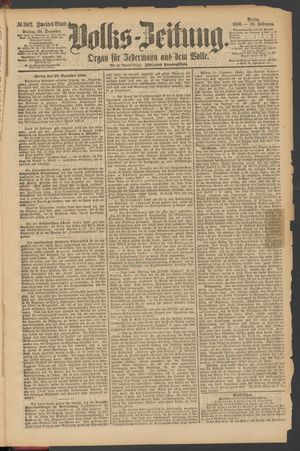 Volks-Zeitung vom 24.12.1886