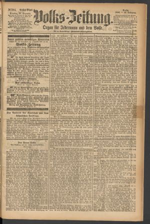 Volks-Zeitung vom 28.12.1886